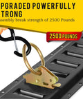 Heavy Duty Steel E Track O Ring Tie Down Anchors 20 Pack for Keeping Gear Locked Down in Enclosed Trailers Flatbeds and Trucks