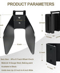 4 Pack E Track Wheel Chocks For E Track System Perfect For Motorcycles And Dirt Bikes Durable Powder Coated Tire Chocks With Dimensions