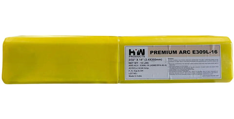 Premium E309L-16 Stainless Steel Welding Electrodes 3/32 In By 12 In For Stick Welding AWS A5.4 Class E309L-16 package