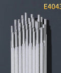 Close-up of E4043 Aluminum Welding Rods 1 lb 1/8 in by 14 in AWS A5.3 Class E4043 for Aluminum Alloy Repair against dark background.