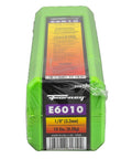 Front view of All Position E6010 Welding Rod For Deep Penetration On Dirty Rusty Painted Metal, 1/8 Inch, 10 Pound Pack, Forney