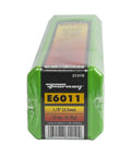 E6011 Welding Rod One Eighth Inch Ten Pound package in green film, all position for deep penetration on dirty rusty materials