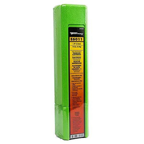 E6011 Welding Rod One Eighth Inch Ten Pound All Position For Deep Penetration on Dirty Rusty and Painted Materials