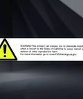 Product warning label for E6011 1/8 Inch Arc Welding Rod, 60 Lb Total in a 6 Pack, potential chemical exposure risk.