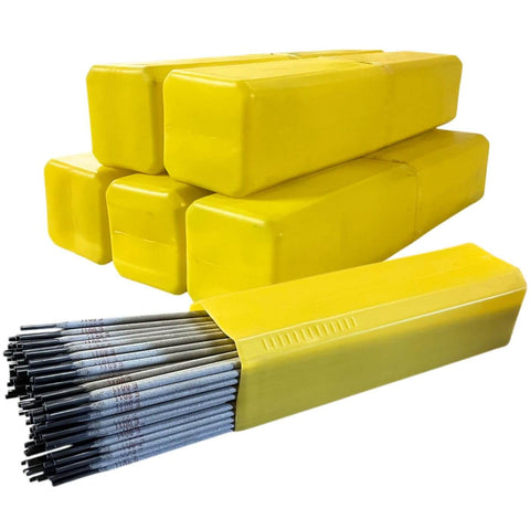 E6011 Welding Rods Set For Stick Welding, 10 Lb Pack In 6 Boxes, Sizes 3 32 In, 1 8 In, 5 32 In By 14 In Electrodes