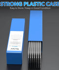 All Purpose One Eighth Inch Carbon Steel Welding Rods For Stick Welding E6013 Electrodes in blue plastic case
