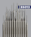 E6013 Welding Rod 3/32 Inch 5 Lb Carbon Steel Stick Electrodes arranged vertically