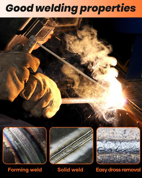 Welding process using E6013 Welding Rod 3/32 Inch 5 Pound Carbon Steel Stick Electrodes for AC and DC welding on sheet metal