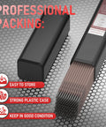 All Position Rutile E6013 Welding Rod For Carbon Steel, Three Thirty Second Inch, Five Pound Electrodes, AC DC Ready in packaging