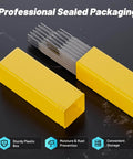E6013 Welding Rods 3 By 32nd Inch, 2.5 Lb 14 Inch Low Carbon Steel Electrodes in yellow packaging