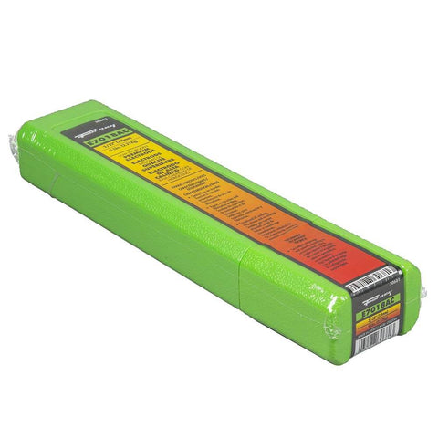 All Position E7018AC Welding Rod Three Thirty Second Inch One Pound Pack in green packaging for AC and DC welding.