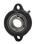 25mm stainless narrow set screw insert with black plastic cap round-hole mount single unit for linear slide units machinery