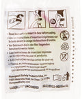 Back packaging instructions for Laser Lite High Visibility Disposable Foam Earplugs Pink And Yellow 200 Pairs NRR 32