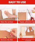 Instructions for using Heavy Duty Double Sided Foam Tape 0.39 Inch Wide By 9.85 Feet Long Removable Mounting Tape for walls and decor