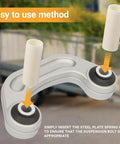 Easy install method for Nylon Trailer Leaf Spring Bushings 16 Pack 9 16 Inch ID To 1 3 4 Inch Length Replacement For Towing Trailers