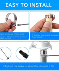 Installation steps for 24 Piece Adjustable Stainless Steel Hose Clamps Set Ranging From One Quarter Inch To Two Inches (Six To Fifty One Millimeters) Hose Clamp Assortment Kit For Home Garden And Automotive Use