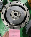 Top view of Beefed Up Heavy Duty Planetary Swing Drive for Excavators with High Torque and Low Backlash, EC210 compatibly labeled.