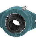 Single 15/16 in Eccentric Collar with 2-Bolt Wide Clamp for Linear Slide Units, front view; heavy-duty locking component.