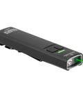 Rechargeable EDC pocket flashlight with a precise green laser delivers up to 1000 lumens in Turbo, three brightness modes