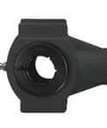 Single 1-1/4 in Black Wide-Slot Plastic Insert UEWTPL206-20B, Panel Mount Clip and Trim Fastener for Linear Slide Unit assemblies