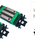 Egh15ca linear slider bearing, 2pcs egh15ca square bearing slider block + 2 sets ev15 self-lubricating dust-proof oil box dustproof accessories