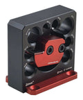 Eight Hole Dowel Maker Jig Kit For Woodworking With Aluminum Alloy Construction Built For Durability, front view
