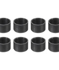 Eight Pack POM Sleeve Bearings With ID 10mm OD 12mm And Length 8mm Oilless Wrapped Bushings Black Self Lubricating Plastic Bearings