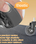 Close-up of a 3 Inch Office Chair Wheels Replacement Casters featuring high elasticity and CPU material.