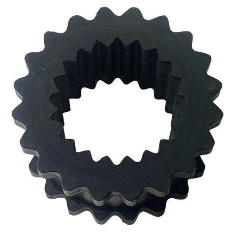 Elastomer Coupling Sleeve 8JE for S Flex Gear Drives delivers reliable vibration damping and smooth torque transfer, black gear shape.