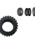 Elastomer Coupling Sleeve for S-Flex 9JE Sure Flex Solid Design 6 Inch OD 3.42 Inch ID 2340 InLb Torque For Compressors