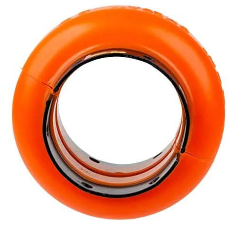 Front view of Omega 7300010 E3 Elastomeric Coupling Standard Element by Rexnord with split half design for easy equipment assembly.