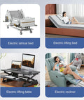 Electric adjustable bed, lifting bed, lifting table, and recliner suitable for use with 24V DC Linear Actuator With 50mm Stroke