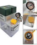 Electric Automatic Lubrication Pump 220V 3L Gear Pump For Machine Tools Printing And Textiles Self Priming High Volume Lubricating Oil Delivery