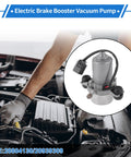 Mechanic installing Electric Brake Vacuum Pump For Cadillac CTS 2008 To 2014 in engine bay.