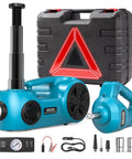 Beast 3 In 1 Electric Car Jack Kit With 5 Ton 12V Hydraulic Floor Jack Impact Wrench And Tire Inflator Pump For SUV MPV Sedan Truck 17 Inch Lift Range Built For Quick Tire Changes And Garage Repairs Seesii