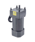 Electric Gear Motor 110V 90W 5K Electric Single-Phase High Torque AC Gear Reducer Motor with Speed Controller, front view