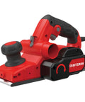 Electric Handheld Planer With 6 Amp Motor For Fast Smooth Planing In Wood Plastics And Composites Including Cabinets Trim And Doors Eleven Point Five Inch Aluminum Shoe Dual Dust Extraction For Cleaner Surfaces And Reduced Mess Ideal For Soft And Hard