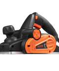 Powerful 710W handheld planer delivers 16500 RPM for fast, precise wood smoothing with 3-1/4 inch cut width and adjustable depth