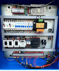 Control panel of 7HP Programmable Electric Hydraulic Tube And Pipe Bender With 3 Inch And 2-3/8 Inch Dies Included PLC Controlled Machine