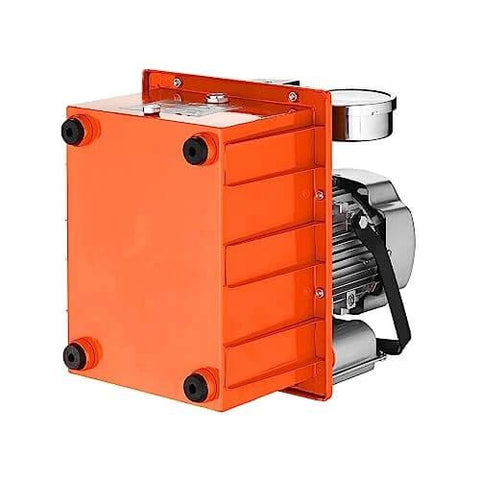Electric Hydraulic Pump, 10000 PSI 750W 110V, shown from the side with orange casing, for bending and lifting tasks