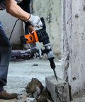 Demolition Hammer 1400W Electric Jack Hammer Heavy Duty Concrete Breaker 2900 BPM Includes Two Chisels Case And Gloves Perfect
