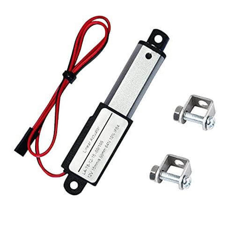 Electric Micro Linear Actuator 12V - 2" Stroke, 64N/14.4lb, Speed 0.6inch/s Mini Waterproof Motion Actuator Small 12 V DC, w/Mounting Brackets, for Sofa Massage Recliner TV Table Cabinet Window Lift - Buy Bearings online - Fast US Shipping