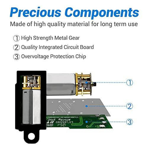 Electric Micro Linear Actuator 12V - 2" Stroke, 64N/14.4lb, Speed 0.6inch/s Mini Waterproof Motion Actuator Small 12 V DC, w/Mounting Brackets, for Sofa Massage Recliner TV Table Cabinet Window Lift - Buy Bearings online - Fast US Shipping