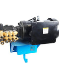 Electric Pressure Washer 3000 PSI 3.5 GPM with Triplex Pump 7.5 HP 240V wall mount, showcasing pump and control unit