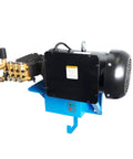Electric Pressure Washer 3000 PSI 3.5 GPM With Triplex Pump 7.5 HP 240V Wall Mount And Wireless Control side view