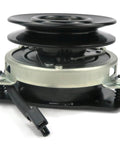 Electric Clutch Replacement for Craftsman174509, 140923 with wiring harness and billet pulley, side view