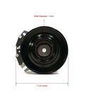 Front view of Electric PTO Clutch & Wire Harness for Cub Cadet RZT-L54KH, RZT-L54KW, RZT-S54 showing dimensions.