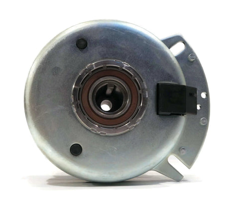 Front view of electric PTO clutch for Cub Cadet RZT-L54KH, RZT-L54KW, RZT-S54 with central bearing and mounting holes visible.