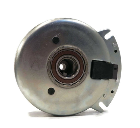 Front view of Electric PTO Clutch for Exmark 103-0662, 27-30HP Kohler Lazer Z showing metal casing and bearing