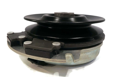 Side view of Electric PTO Clutch for Exmark 103-0662, 27-30HP Kohler Lazer Z showing billet pulley and high-temp bearing.